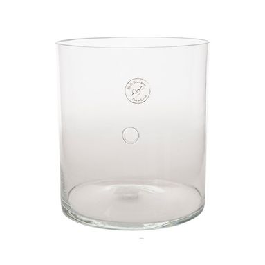VASO A CILINDRO BOLOGNA IN VETRO CM 18X20