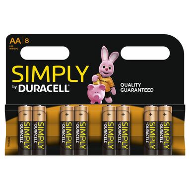 PILE DURACELL SIMPLY STILO 8PZ