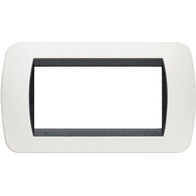 PLACCA LIVING INTERNATIONAL 4 POSTI BIANCA CON COR