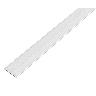 BARRA PIATTA ADESIVA 15X2X1000MM IN ALLUMINIO