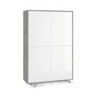 mobile-4-ante-kit-108x41xh161cm-struttura-cemento-frontale-bianco-lucido