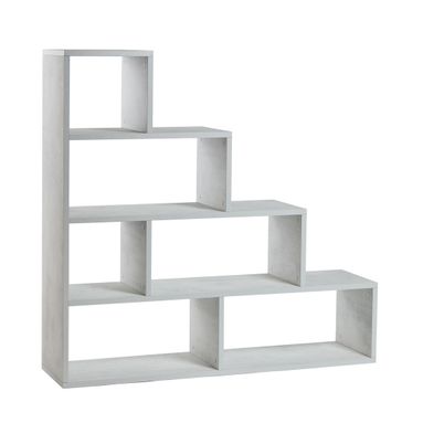 LIBRERIA A SCALA L144 KIT 150X38XH144CM OSSIDO BIANCO