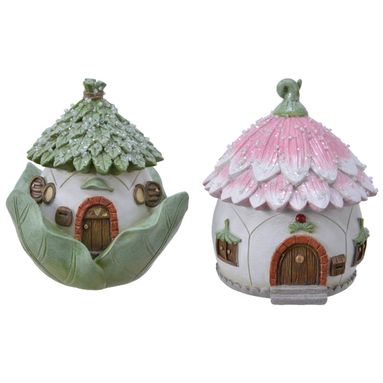 SALVADANAIO VERDE/ROSA 13CM.