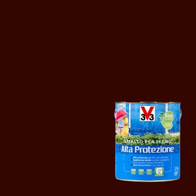 SMALTO LEGNO 500ML MARRONE ALTA PROTEZIONE