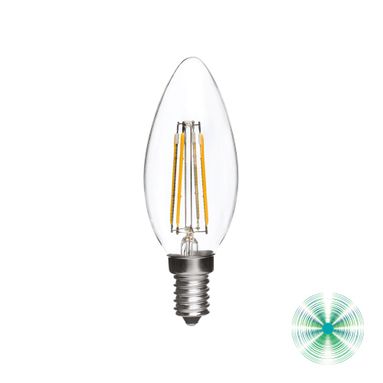 LAMPADINA TRASPARENTE E14 6W 4000K 860LM 360°.