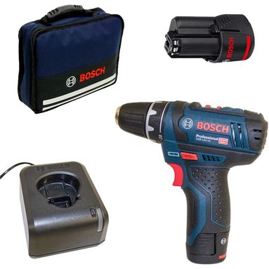 TRAPANO AVVITATORE GSR 12V 2 BATTERIE E BORSA