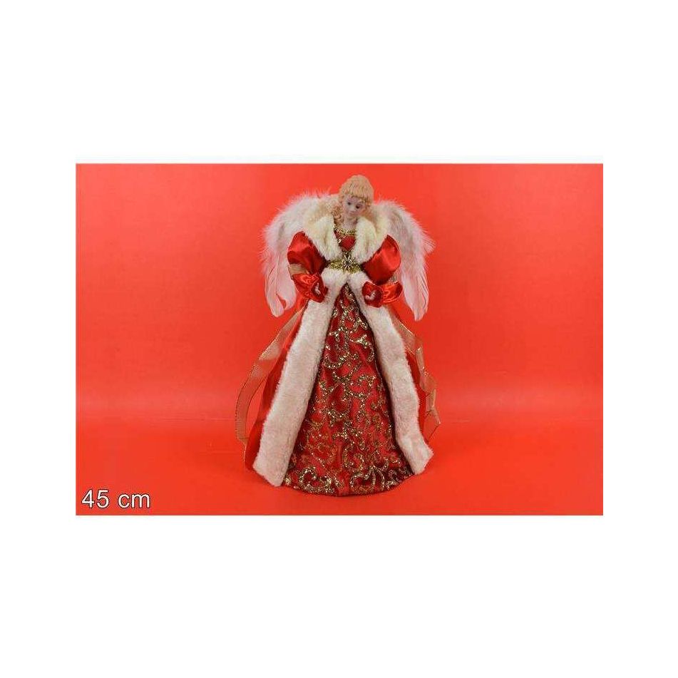 puntale-angelo-45cm-abito-rosso