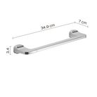 portasalviette-stelvio-35cm-cromato
