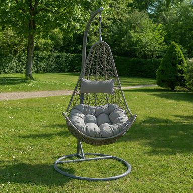 POLTRONA PENSILE DROP 104X104XH198CM BIANCO GHIACC