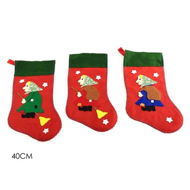 CALZA REGALO BEFANA IN PILE 3 MODELLI