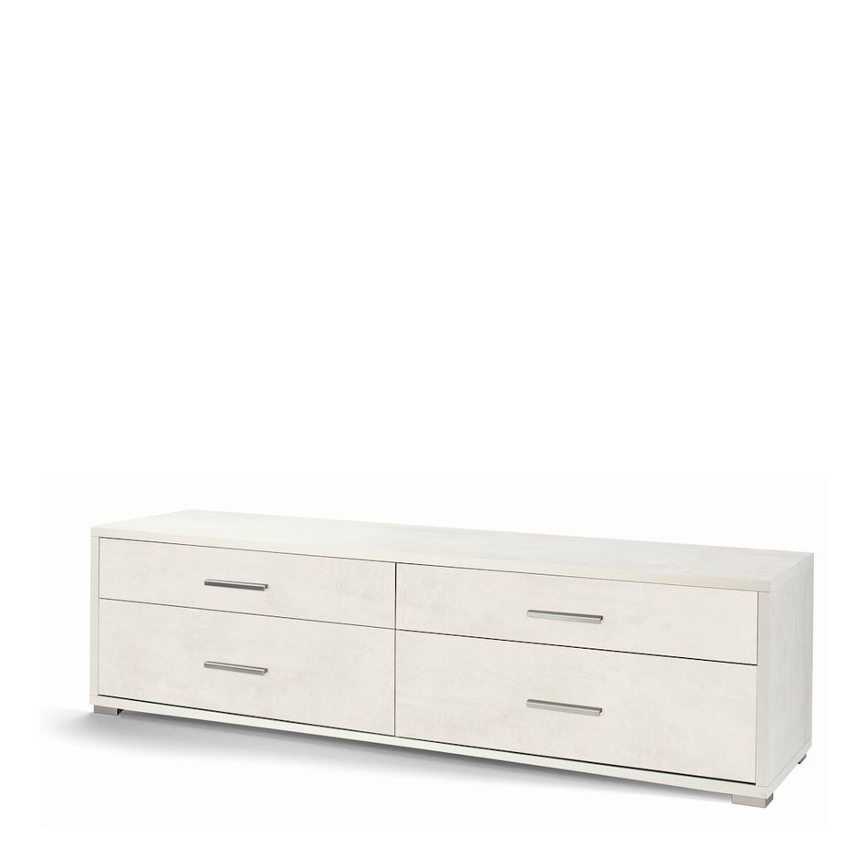 mobile-4-cassetti-kit-179x47xh50cm-struttura-ossido-bianco-frontale-ossido-bianco