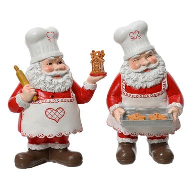 BABBO NATALE PASTICCIERE CM.15 H. 