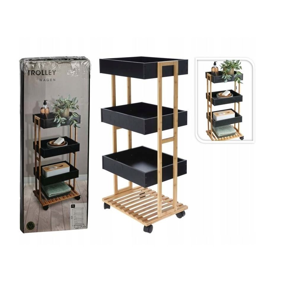 carrello-4-piani-40x30xh875cm-bamboo-slash-nero