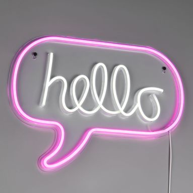 APPLIQUE LED HELLO 5W H31CM VIGNETTA