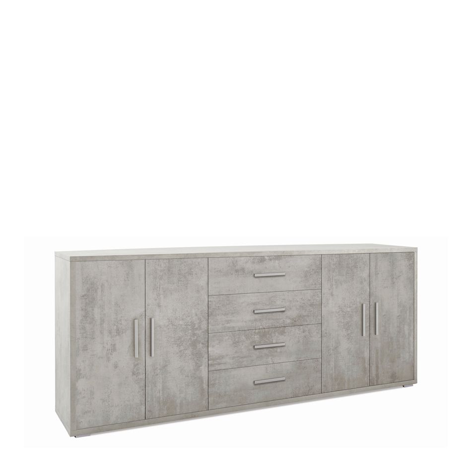mobile-4-ante-4-cassetti-kit-203x41xh84cm-struttura-cemento-frontale-cemento