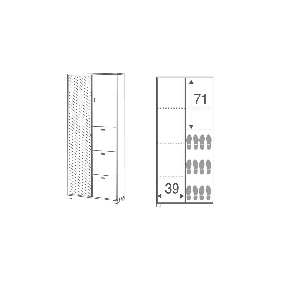 mobile-olmo-chiaro-83x29xh190cm-con-5-ante-1-lung
