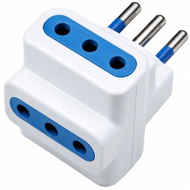 ADATTATORE SPINA 10A 3 PRESE BIPASSO 10A