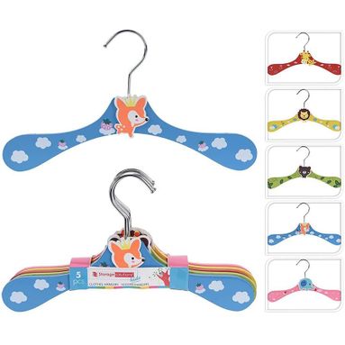 SET 3 GRUCCE DI LEGNO 28X16CM PER ABITI DA BAMBINI