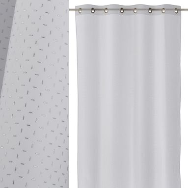 TENDA OPACA/POINT 140X260 CM BIANCA IN POLIESTERE