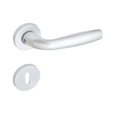 MANIGLIA IN ALLUMINIO TIPO GOCCIA ARGENTO SATINATO
