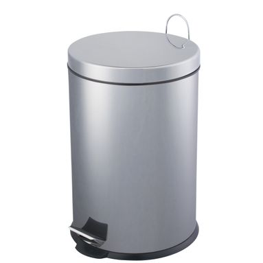 PATTUMIERA ACCIAIO INOX LT.12 C/PEDALE