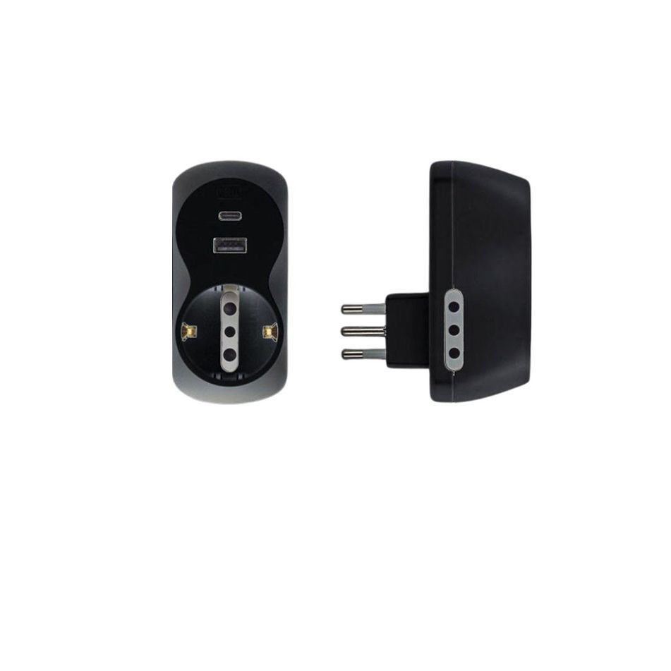 adattatore-b3-1-presa-st-ted-plus-2-10a-con-usb-grigio