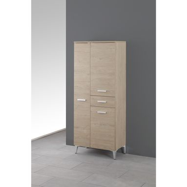 COLONNA DOPPIA 60CM 3 ANTE 1 CASSETTO ROVERE DOLO.