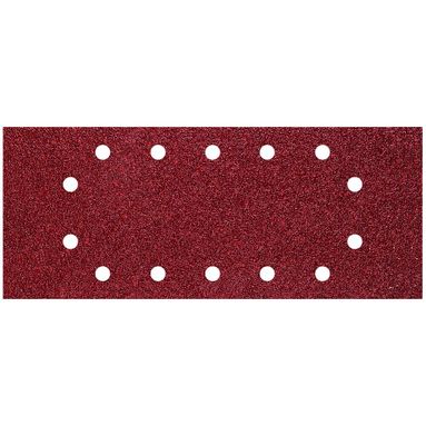 5 STRISCE ABRASIVE GR. 40 11.5X28CM CON 14 FORI