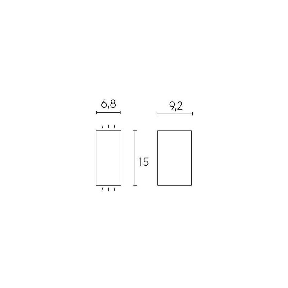bobo-applique-2-luci-gu10-grigio