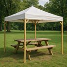gazebo-basic-300x300xh218cm-in-pino-impregnato-con