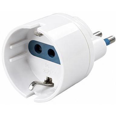 ADATTATORE SCHUKO SPINA 10A PRESA 10A