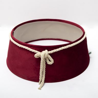 COPRIBASE ALTO ALBERO VELLUTO BORDEAUX 65X53X23CM