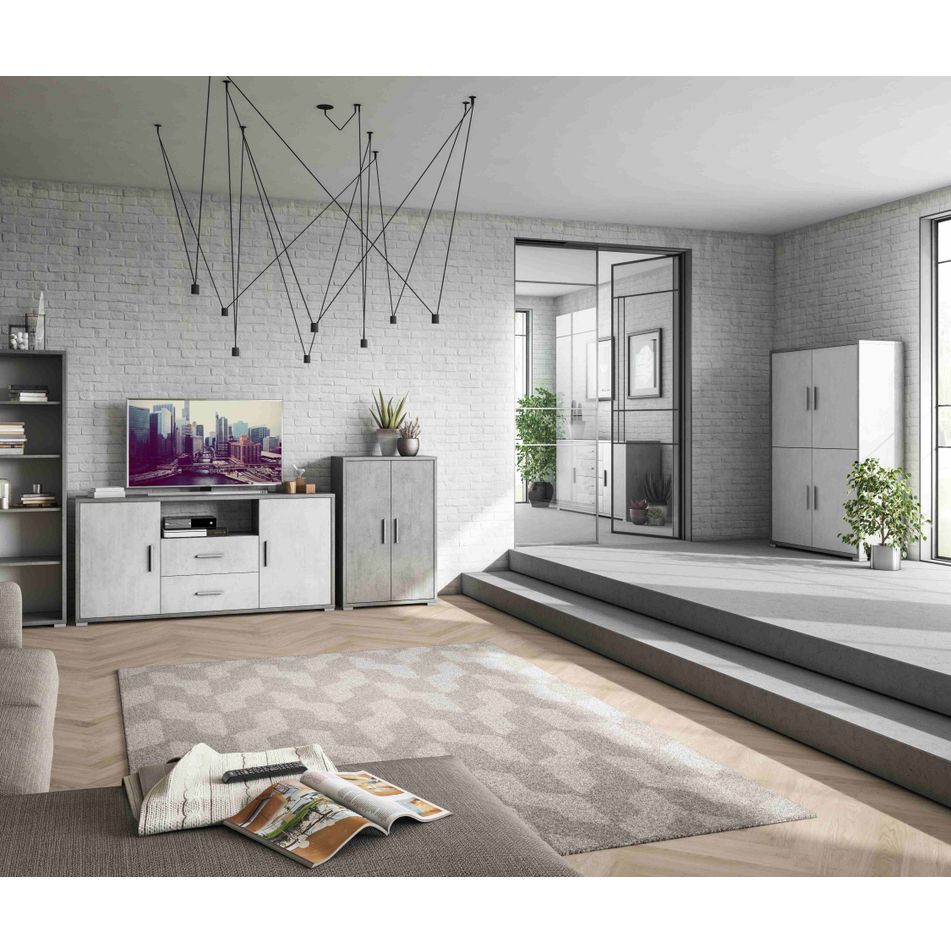 mobile-4-ante-kit-108x41xh161cm-struttura-cemento-frontale-ossido-bianco