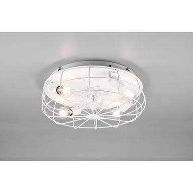 VENTILATORE - PLAFONIERA TRONDHEIM E27 D.48XH17CM