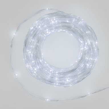 CATENA 400 LED GOCCE MTL 30M BIANCO FREDDO