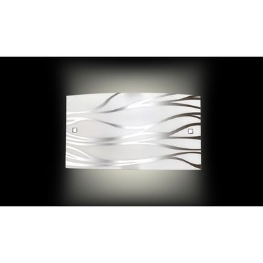 PLAFONIERA SONNY E27 32X20XH7CM IN VETRO EFFETTO S