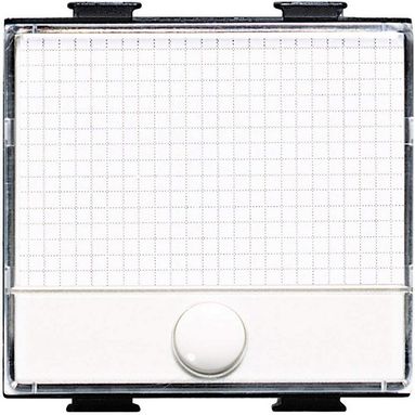 PULSANTE MATIX CON TARGA PORTANOME 2 POSTI