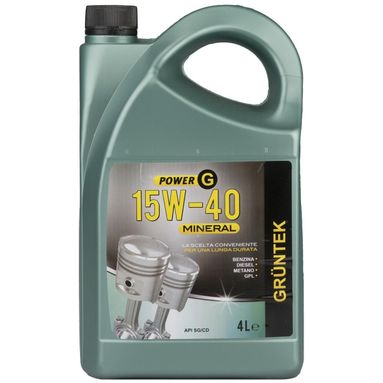 OLIO MOTORE GRUNTEK POWER G 15W40 4L