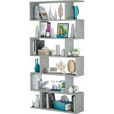 LIBRERIA ATHENA ALTA 80X25X192H CM CEMENTO