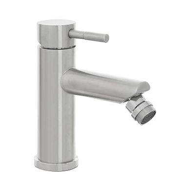 MISCELATORE BIDET YORK ACCIAIO INOX SPAZZOLATO