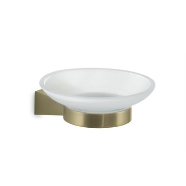 PORTASAPONE TONALE 11XH4CM ORO MATT.