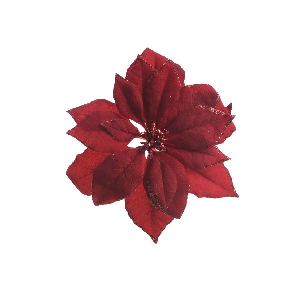 stella-di-natale-rossa-in-tessuto-con-clip