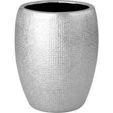GLITTER BICCHIERE IN CERAMICA ARGENTO SATINATO