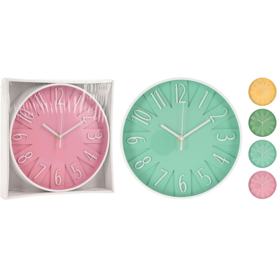 orologio-da-parete-d-dot-25cm-in-4-colori-pastello