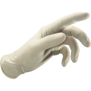 GUANTI LATEX 50C 100PZ BIANCHI CON POLVERE