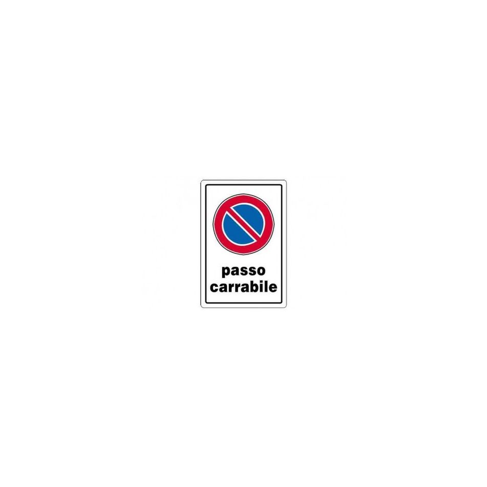 cartello-passo-carrabile-30x20