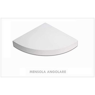 MENSOLA ANGOLARE BIANCA CM.1.8X30X30