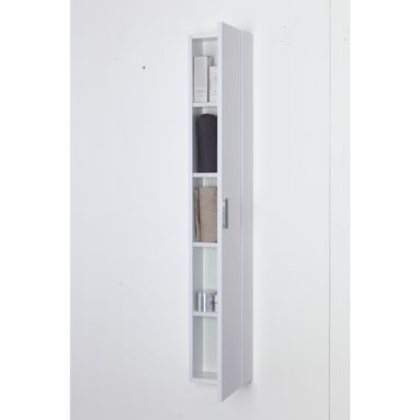 PENSILE SOSPESO 24X15XH150CM BIANCO LUCIDO.