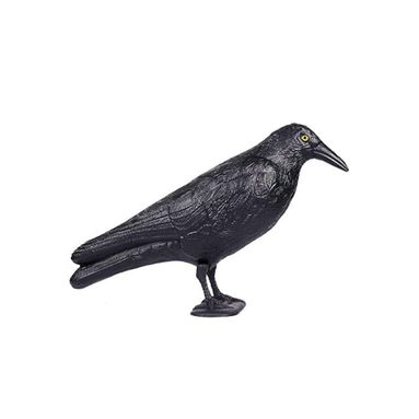 CORVO NERO 35X19XH13CM IN PLASTICA