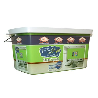 IDROPITTURA SUPERCOPRENTE LAVABILE LT.2.5 MELA VER